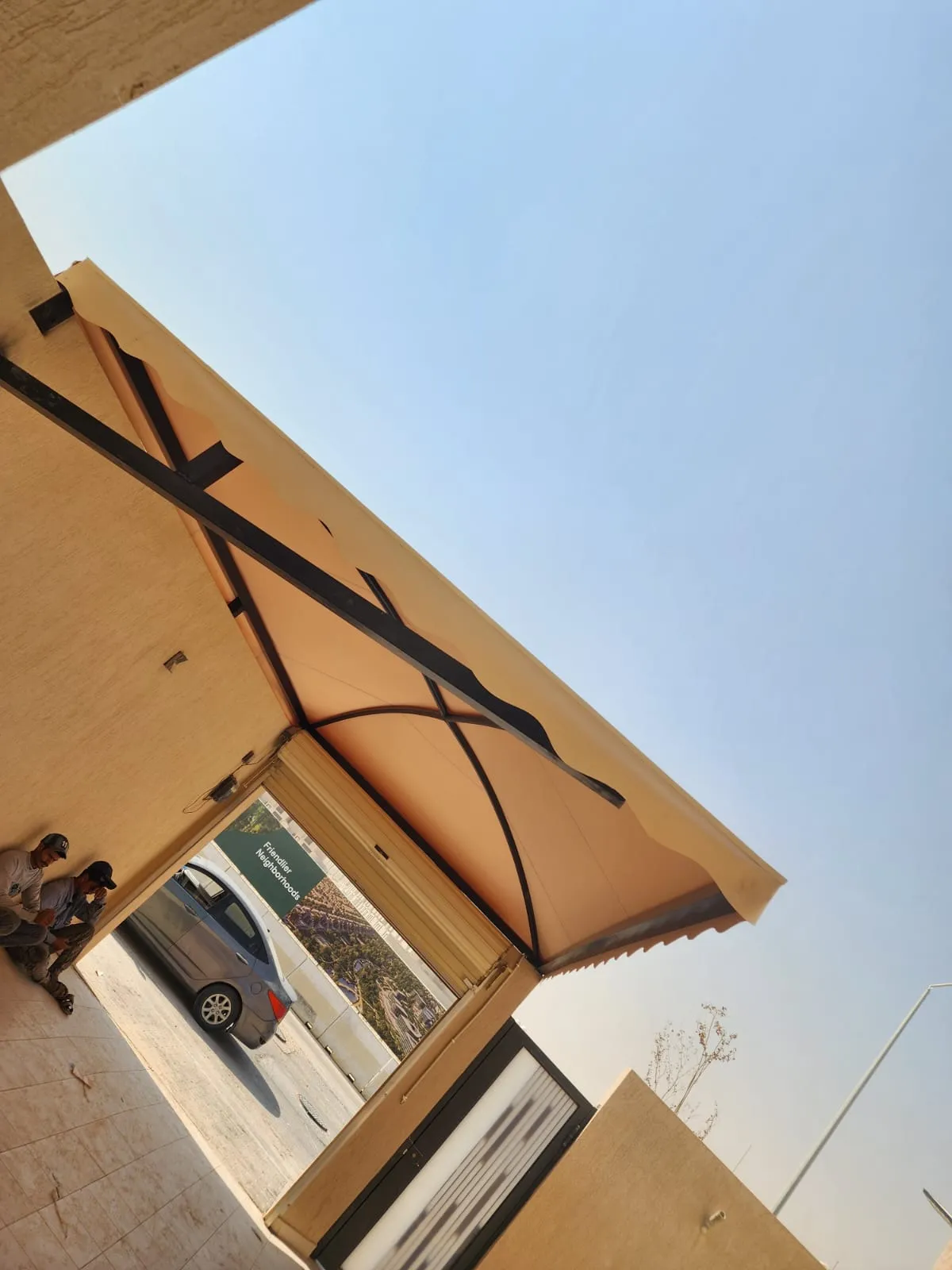 مظلة قماش بولي ايثيلين حي الصحافة الرياض